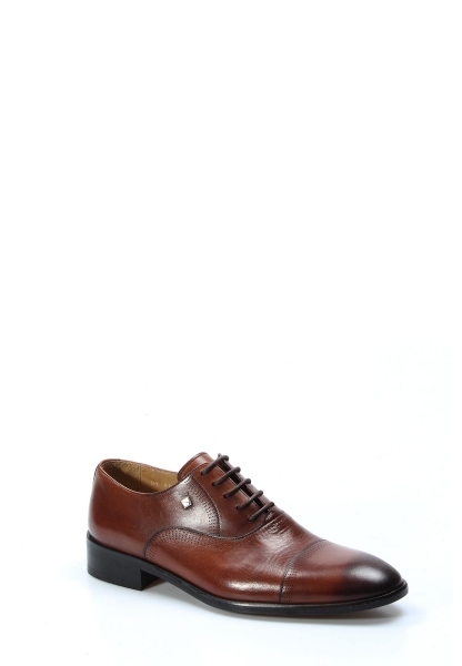 MirgeShoes Taba Bağcıklı Erkek Klasik Ayakkabı İçi Dışı Hakiki Deri MRG014081318075122835