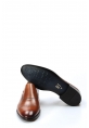 MirgeShoes Taba Bağcıksız Erkek Klasik Ayakkabı İçi Dışı Hakiki Deri MRG014081318078122835