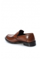 MirgeShoes Taba Bağcıksız Erkek Klasik Ayakkabı İçi Dışı Hakiki Deri MRG01831131232-b
