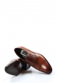 MirgeShoes Taba Bağcıksız Erkek Klasik Ayakkabı İçi Dışı Hakiki Deri MRG018711312229-a0
