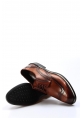 MirgeShoes Taba Bağcıklı Erkek Oxford Ayakkabı İçi Dışı Hakiki Deri MRG01760131836
