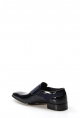 MirgeShoes Lacivert Bağcıksız Erkek Klasik Rugan Ayakkabı İçi Dışı Hakiki Deri MRG014081314722