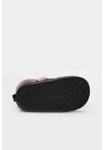 MirgeShoes Çelik Unisex Fermuarlı Çocuk Bot İçi Kürklü Dışı Hakiki Deri MRG01287112412930