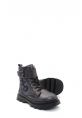MirgeShoes Çelik Unisex Fermuarlı Çocuk Klasik Bot İçi Kürklü Dışı Hakiki Deri MRG01287112411991