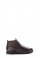 MirgeShoes Kahve Fermuarlı Erkek Bot Hakiki Deri İçi Kürklü MRG018541113339