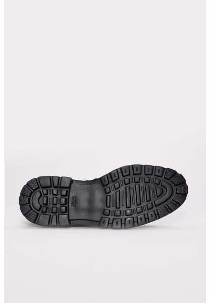 MirgeShoes Kahve Erkek Klasik Comfort Bot Hakiki Deri İçi Kürklü MRG0137911131121067