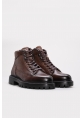 MirgeShoes Kahve Erkek Klasik Comfort Bot Hakiki Deri İçi Kürklü MRG0137911131121067