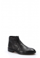 MirgeShoes Siyah Fermuarlı Erkek Klasik Bot Hakiki Deri İçi Kürklü MRG01841111314237