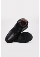 MirgeShoes Siyah Bağcıklı Erkek Spor Sneaker Bot Hakiki Deri İçi Kürklü MRG0125611131943