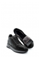 MirgeShoes Siyah Erkek Spor Comfort Bot Hakiki Deri İçi Kürklü MRG0185211131534