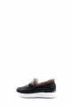 MirgeShoes Siyah Bağcıksız Kadın Günlük Ayakkabı İçi Kürklü Dışı Hakiki Deri MRG018871126124718