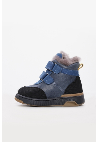 MirgeShoes Kot Unisex Cırtcırtlı Çocuk Bot İçi Kürklü Dışı Hakiki Deri MRG01287112412932