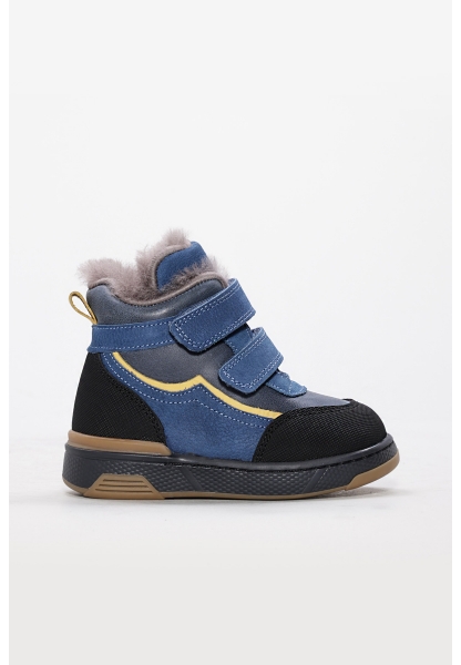 MirgeShoes Kot Unisex Cırtcırtlı Çocuk Bot İçi Kürklü Dışı Hakiki Deri MRG01287112412932