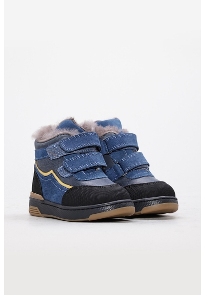 MirgeShoes Kot Unisex Cırtcırtlı Çocuk Bot İçi Kürklü Dışı Hakiki Deri MRG01287112412932