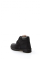 MirgeShoes Siyah Unisex Cırtcırtlı Çocuk Bot İçi Kürklü Dışı Hakiki Nubuk Deri MRG0113611611113