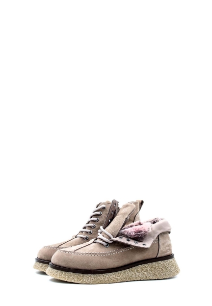 MirgeShoes Vizon Fermuarlı Kadın Topuklu Bot İçi Kürklü Dışı Hakiki Nubuk Deri MRG013471126167359