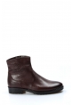MirgeShoes Kahve Fermuarlı Erkek Chelsea Bot Kaymaz Taban Hakiki Deri İçi Kürklü MRG0180111131519