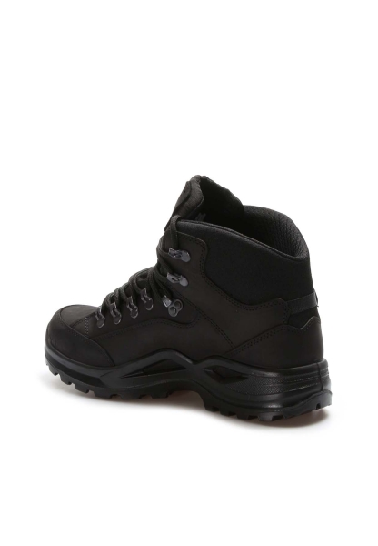 MirgeShoes Siyah Bağcıklı Erkek Outdoor Combat Bot Hakiki Deri MRG01247192611436