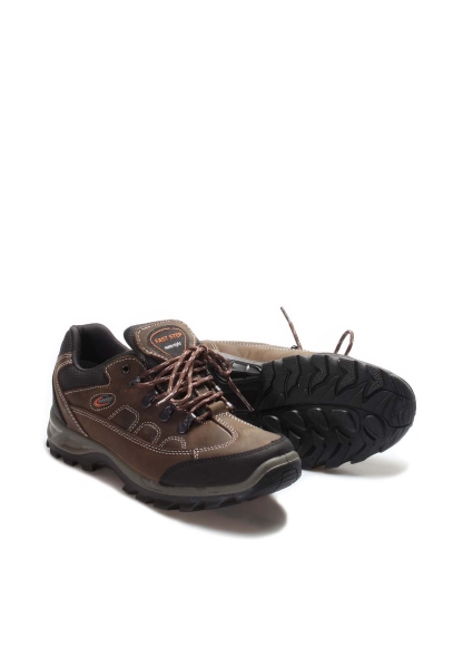 MirgeShoes Olive Bağcıklı Unisex Outdoor Bot Hakiki Deri MRG01247192415649