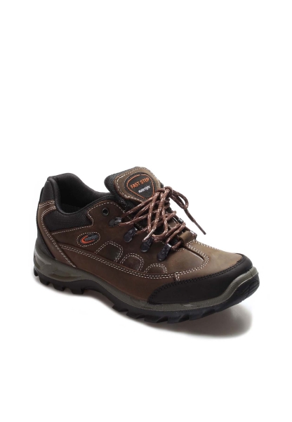 MirgeShoes Olive Bağcıklı Unisex Outdoor Bot Hakiki Deri MRG01247192415649