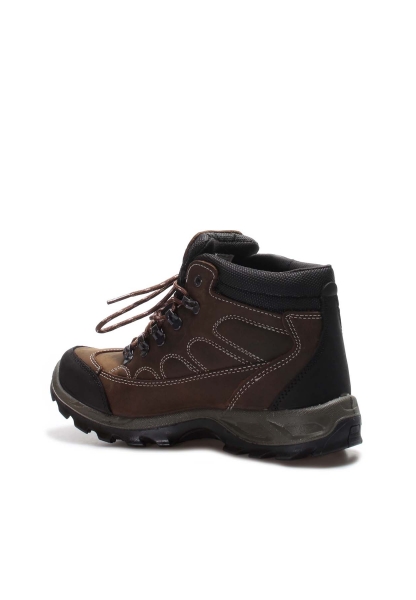 MirgeShoes Olive Bağcıklı Unisex Outdoor Bot Hakiki Deri MRG01247192415650