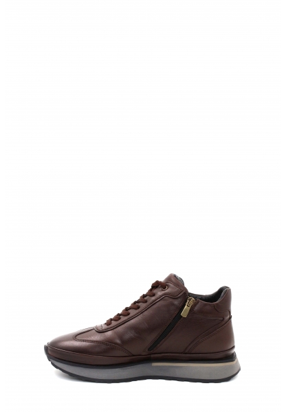MirgeShoes Kahve Erkek Comfort Bot Kaymaz Taban Hakiki Deri MRG01985191313283