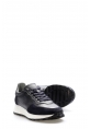 MirgeShoes Lacivert Bağcıklı Erkek Spor Sneaker Ayakkabı Hakiki Deri MRG018531315287