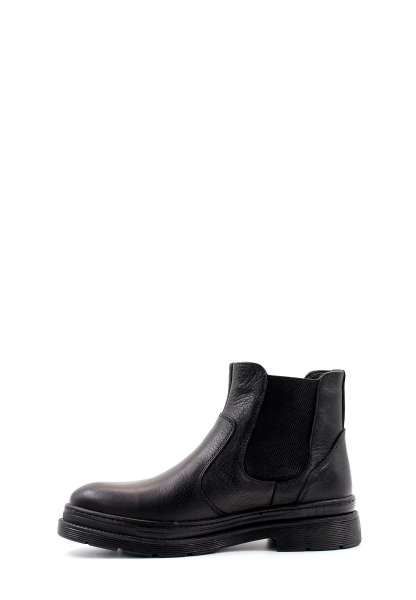 MirgeShoes Siyah Lastikli Erkek Klasik Chelsea Bot Hakiki Deri MRG011073191311144-1