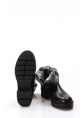 MirgeShoes Siyah Fermuarlı Kadın Klasik Bot Kaliteli Hakiki Deri MRG01103119261316