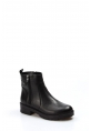 MirgeShoes Siyah Fermuarlı Kadın Klasik Bot Kaliteli Hakiki Deri MRG01103119261316
