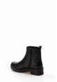 MirgeShoes Siyah Fermuarlı Kadın Klasik Bot Kaliteli Hakiki Deri MRG01103119261316