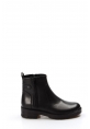 MirgeShoes Siyah Fermuarlı Kadın Klasik Bot Kaliteli Hakiki Deri MRG01103119261316