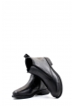 MirgeShoes Siyah Fermuarlı Kadın Klasik Bot Hakiki Deri MRG0134719261668471