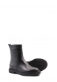MirgeShoes Siyah Fermuarlı Kadın Klasik Bot Hakiki Deri MRG0199619261238