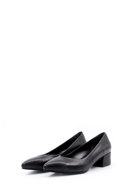 MirgeShoes Siyah Kadın Topuklu Ayakkabı İçi Hakiki Deri MRG01922261156-913