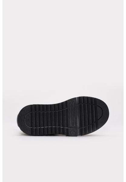 MirgeShoes Siyah Unisex Çocuk Cırtcırtlı Spor Bot Kaliteli Hakiki Deri MRG01742196116428