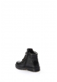MirgeShoes Siyah Unisex Fermuarlı Çocuk Worker Bot Hakiki Deri MRG01136191611114