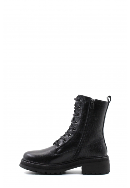 MirgeShoes Siyah Fermuarlı Kadın Postal Bot Kaliteli Hakiki Floter Deri MRG0138719261838