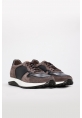 MirgeShoes Kahve Erkek Spor Sneaker Ayakkabı Hakiki Süet Deri MRG016601312561038