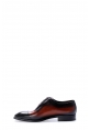 MirgeShoes Taba Bağcıklı Erkek Klasik Kösele Ayakkabı İçi Dışı Hakiki Deri MRG0153313318