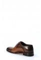 MirgeShoes Taba Bağcıklı Erkek Klasik Kösele Ayakkabı İçi Dışı Hakiki Deri MRG0110231314620