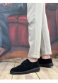 MirgeShoes Siyah Bağcıklı Klasik Casual Erkek Ayakkabı Cilt Yüksek SYH Taban MRG01060002321