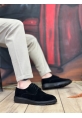 MirgeShoes Siyah Bağcıklı Klasik Casual Erkek Ayakkabı Cilt Yüksek SYH Taban MRG01060002321