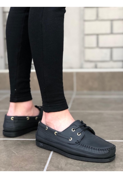 MRG0125 Rahat Taban İçi Dışı Hakiki Deri Siyah Klasik Erkek Ayakkabı