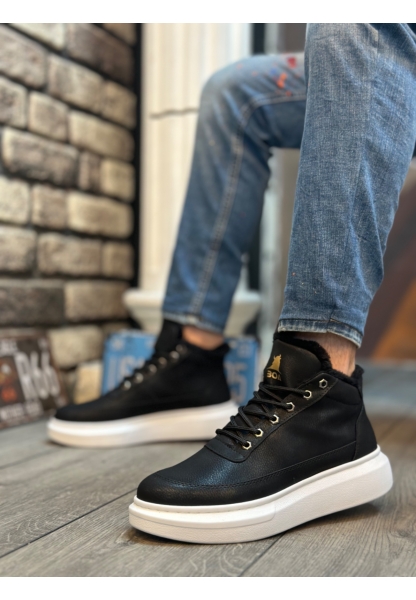 MRG0151 İçi Kürklü Bağcıklı Erkek Tarz Spor Bot