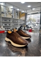 MirgeShoes Kahve Bantlı Erkek Casual Ayakkabı İçi Dışı Hakiki Deri Rahat Taban MRG010602562