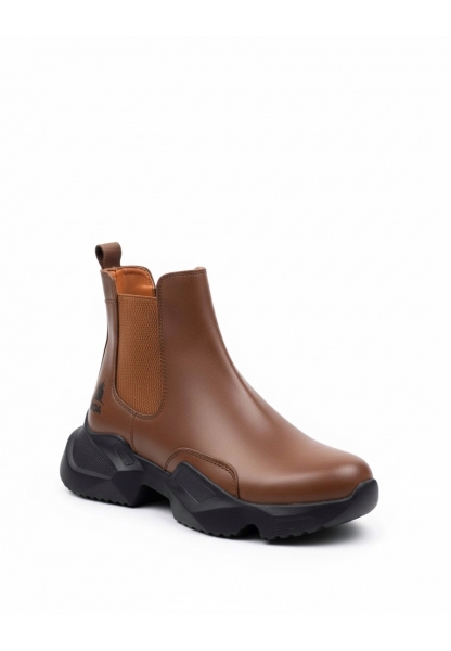 MirgeShoes Taba Bağcıksız Erkek Spor Bilek Bot Rahat Yüksek SYH Taban MRG010602762