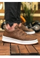 MirgeShoes Taba Bağcıklı Unisex Casual Ayakkabı Modelli Kalın BYZ Taban MRG010602358