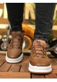 MirgeShoes Taba Bağcıklı Unisex Casual Ayakkabı Modelli Kalın BYZ Taban MRG010602358