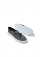 MirgeShoes Antrasit Tokalı Erkek Loafer Ayakkabı Kalın BYZ Taban MRG01062445